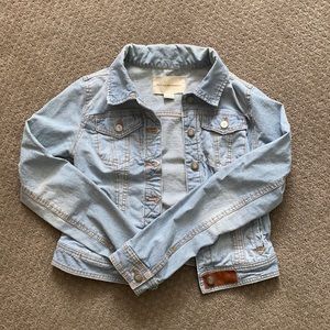 Pilcro striped denim jacket size S